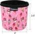 Homakover 4 Pack Ice Cream Pint Size Ice Cream Sleeves Neoprene Cover with Spoon Holder Cover (Leop+Ice cream)