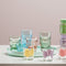 Bormioli Rocco Rock Bar 9.25 oz. Stackable Beverage Glasses, Set of 6, Mint Green