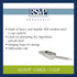 RSVP International Endurance Stainless Steel Measuring Scoop Collection, 1-Cup