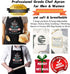 Funny Baking Aprons for Women Men, Cute Kitchen Cooking Aprons with 2 Pockets - Birthday Housewarming Gifts