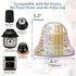 Air Fryer Magnetic Cheat Sheet Set, Instant Cooking Times Chart, Kitchen Frying Lid Cookbook Quick Reference