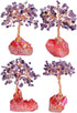 mookaitedecor Amethyst Crystal Money Tree with Guardian Angel Figurine Ornament for Wealth and Luck