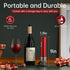 Electric Wine Opener - Must-Have Gift for Wine Lovers, Includes Foil Cutter, Vacuum Stoppers, and Pourer