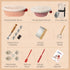 27oz 2 Sourdough Starter Kit, Banneton Bread Proofing Basket, Sourdough Bread Baking Supplies with Starter Jar