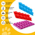6PCS Silicone Molds Puppy Dog Paw and Bone, Non-Stick Chocolate Molds for Baking, Candy, Pudding, Jelly