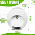 Compatible LED Light Bulb for GE Refrigerator, WR55X11132 WR55X25754, Chrome Color Cover Light Kit