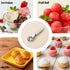 Frozen ZKIRON Old-school Heavy Duty Ice Cream Scoop - Stainless Steel, Dishwasher Safe, Trigger Release; Cookie Dough