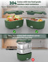Electric Lunch Box for Adults, 80 W Fast Heating Portable Food Warmer with 2 Stainless Steel Containers