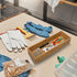 Bamboo Drawer Organizer, Kitchen Utensil Organizer, Office Supplies Desk Organizer, 12"*4"*2"