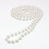 "Skeleteen Faux White Pearl Necklaces - 12 Pack Pearl Beaded Necklace Party Favors"
