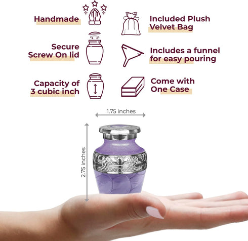 Trupoint Memorials Extra Large Urn for Ashes, Cremation Urns for Adult Male or Female up to 330 lbs – Pearl