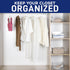 Multi-purpose Refrigerator Bins, 2 Pieces Large Capacity Stackable Fridge Bin Organizer with Easy Grip Handles