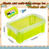 6Pack Colorful small plastic containers, 5.3" X 3.0" X 2.0" Stackable Mini Storage Box with Lid, Clear Organizer Container for Jewelry Beads Small Crafts Items Accessories Reusable & Stackab by XSMYXSY