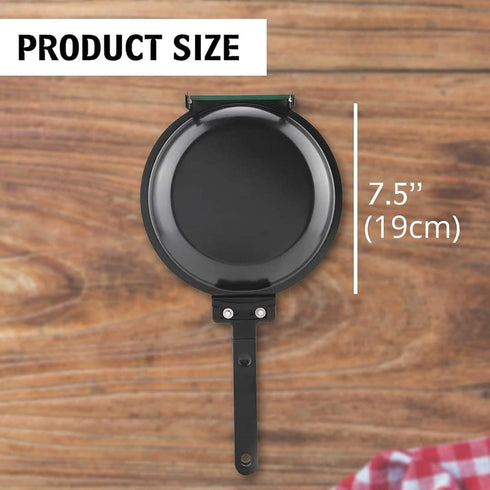 Killer's Instinct Outdoors 1 PCS Double-sided Frying Pan-Non-stick, Easy-to-clean Double-sided Frying Pan with Double-sided Flip Design by Killer's Instinct Outdoors