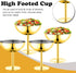 Frozen (4, Ice Cream Bowls Stainless Steel Dessert Cups with Spoons Reusable Footed Sundae Cups Ice Cream Cups