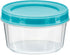 DecorRack 12 Pack 8 Oz Plastic Food Storage Containers with Screw Lids, Reusable Stackable Jars for Snacks, Art and