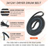 4392065 Dryer Repair Kit with 341241 Dryer Belt, Drum Roller Kit, Idler Pulley for Whirlpool Kenmore Maytag Dryer
