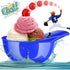 Baseball Helmet Ice Cream Snack Bowl and Spoons Set,Party Snack Cups for Birthday Party Supplies,Mini Ice Cream Dessert Baseball Cap Bowls (12 Pack)
