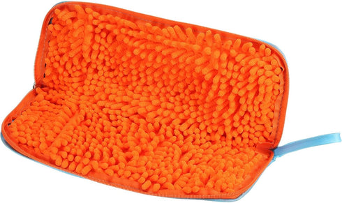 Wet Umbrellas Bag, Portable Chenille Folding Sleeve Cover for Waterproof Storage and Travel