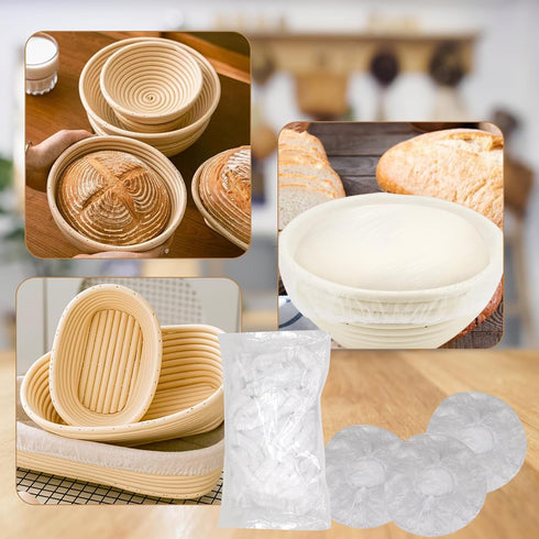 QUPIVA 120pcs Shower Caps for Sourdough Bread, Reusable Bowl Covers for Proofing, Plastic Bread Covers With Elastic