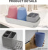 Toothbrush Holder Toothpaste Holder for Bathroom Vanity Organizer Countertop with Bathroom Cups, Electric Toothbrush Holder, Kids Bathroom Decor, Kids Toothbrush Holder (Blue & Red) by Boershun