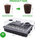 LAPOND 40 Pcs Grow Sponges with Tray, Starter Plugs for Cuttings, Great for Soil, Tray or Planting Pods Plant Rooter