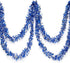 Anderson's Blue & Silver Metallic Tinsel Twist, 4 inches Wide x 25 ft Long for Christmas, Birthday, Holiday Decor