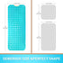 40 16 Inch 200 Sheepping Baby Bath Mat Non Slip Extra Long Bathtub Mat for Kids X - Eco Friendly Bath Tub Mat with Big