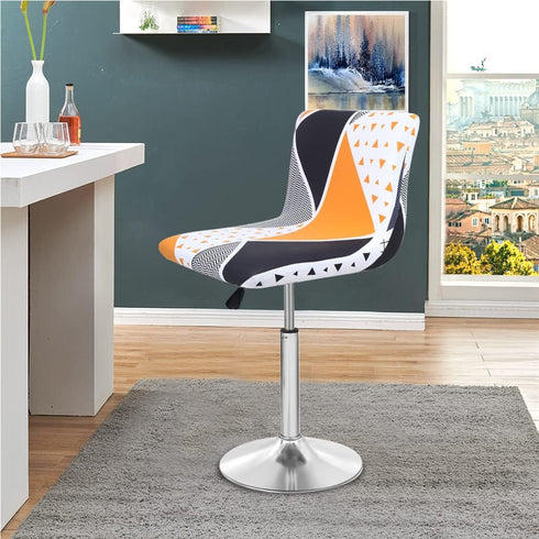 Pack 2 Deisy Dee Dining Room Chair Covers,Bar Stool Covers,Barstool Chair Slipcovers