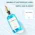 1 Pack, 17oz Mouthwash Dispenser for Bathroom, Glass Mouthwash Dispenser with Cup, Mouth Wash Container Bottle