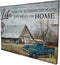Old Barn Picture Wall Art Rustic Barn and Truck Farmhouse Canvas Paintings Modern Home Decor for Bedroom Bathroom