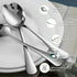 SANTUO Stainless Steel Teaspoon Set (12 Piece) - 6.7" Dessert Spoons, Mirror Finish, Dishwasher Safe