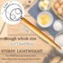 2-Pack Danish Dough Whisk, Wooden Hand and Stainless Steel Ring for Sourdough Baking and Pastry