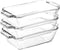 Glass Bread Pan by Anchor Hocking, 1.5 Quart Loaf Pan, Set of 3
