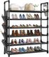 Mavivegue 6 Tier Shoe Rack for 25-30 Pairs of Shoes,Metal Shoe Rack