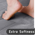 Yimobra Memory Foam Bathroom Rugs Set, 2 Piece Super Soft Absorbent Quick Dry Bath Mat, Non Slip Floor Carpet (Gray)