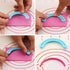 9Pcs Rainbow & Cloud Fondant Cutter Set, Cake Decorating Tools for Sugarcraft, Polymer Clay, Cookies, Biscuit Cutters