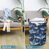 Collapsible Laundry Hamper - Whale Shark Laundry Basket with Handles for Household, Bedroom, Bathroom, College Dorms