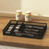 Silverware Organizer Metal Mesh, Large Drawer Organizer, Utensil Cutlery Tray for Kitchen Drawers, Flatware Organizer