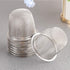Luxshiny 8Pcs Stainless Steel Teapot Tea Strainer Insert, Metal Mesh Infuser for Loose Tea Leaves (5.8x4cm)