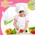 5 Pcs Kids Cooking Sets, Montessori Kitchen Tools, Real Cooking Knife Set for Children with Cutting Board