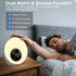 30 14 Dimmable AFEXOA Wake Up Light Sunrise Alarm Clock - Sunrise Simulation & White Noise Machine with Soothing