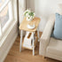 2-Tier ETBN4701 MAHANCRIS Side Table, Small Rectangular End Table with Storage Shelf, Bedside Table Sofa Couch Table