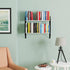24" 2 Wallniture Ponza Floating Shelves for Living Room Decor, Bookshelf Wall Decor, Tier Bathroom Organizer & Kitchen