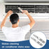 2 Pcs Air Conditioner Fin Comb, AC Fin Comb Straightener Cleaner Coil Brush for Radiator Repair