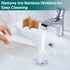 White Toothbrush Holder, Bamboo Organizer for Bathrooms, Electric Toothbrush Holders for Countertop
