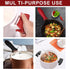 3 Pack Silicone Pot Handle Sleeve Cover, Heat Resistant Cast Iron Skillet Handle Grip for Frying Pans & Griddles (Red)