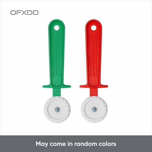 Pasta Cutter Wheel - Hand Ravioli Cutter - Dough Pastry Crimper for Baking - Fluted Pastry Cutter Wheel with Plastic Handle