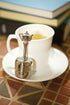 Fox Run Brands Silver Tea Infuser with Handle - 1.5 x 1.5 x 4.75 inches, Metallic