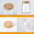 Brajttt 40 Pack, 7 oz Glass Mini Yogurt Jars Favor Jars With Cork Lids, Pudding Containers, Mason Wedding Favors Honey